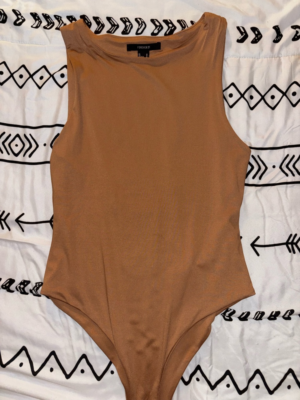 Forever 21 Tan Bodysuit